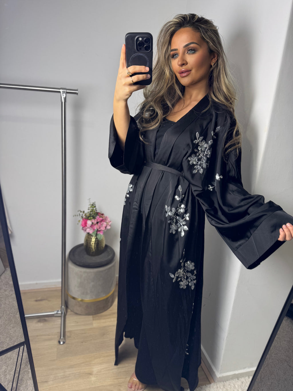 Kimono Moena zwart