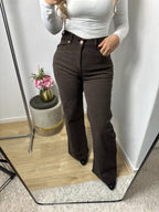 Broek Leonora bruin