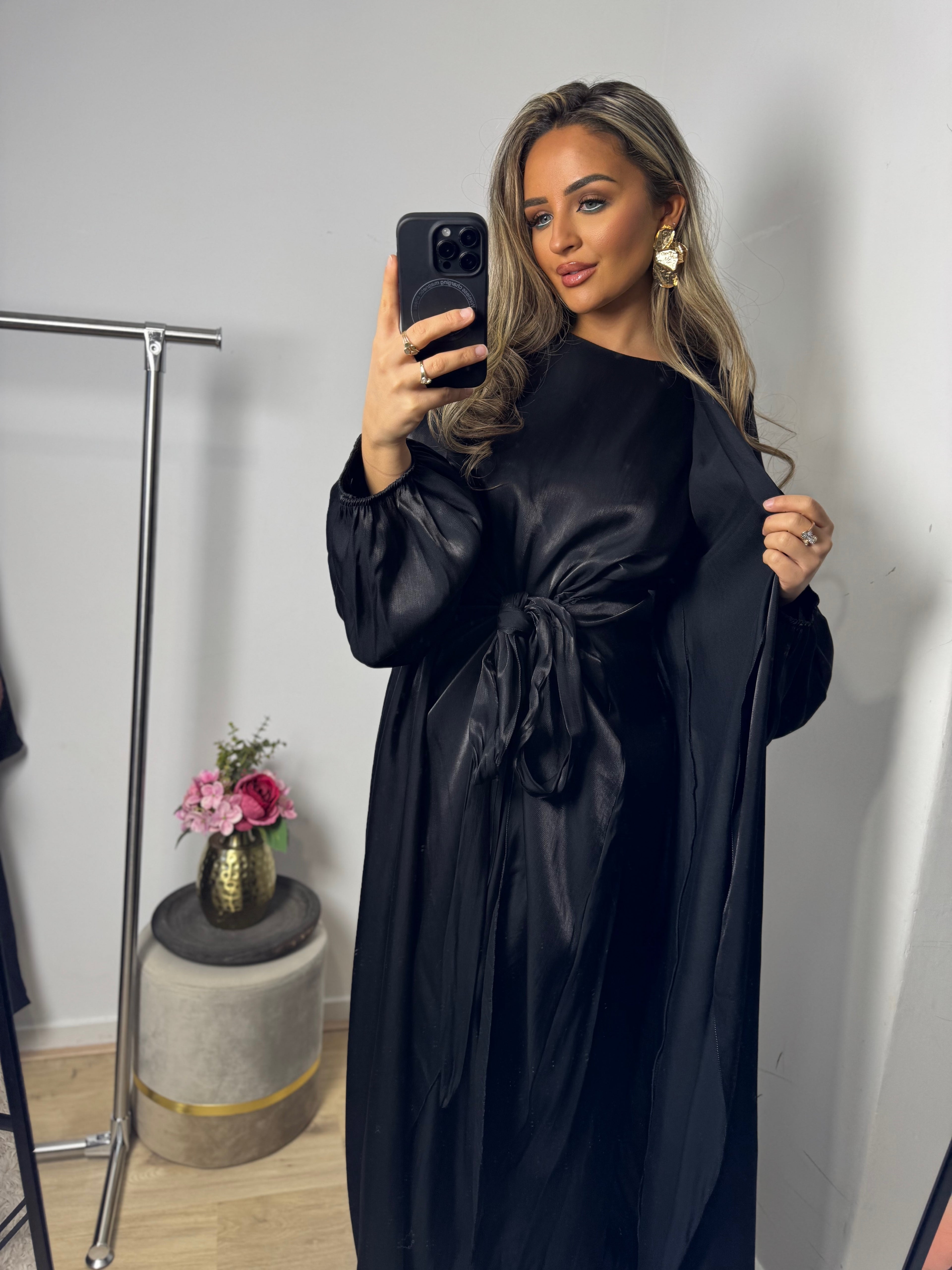 Kimonoset Amber zwart