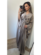 Jurk Broche taupe