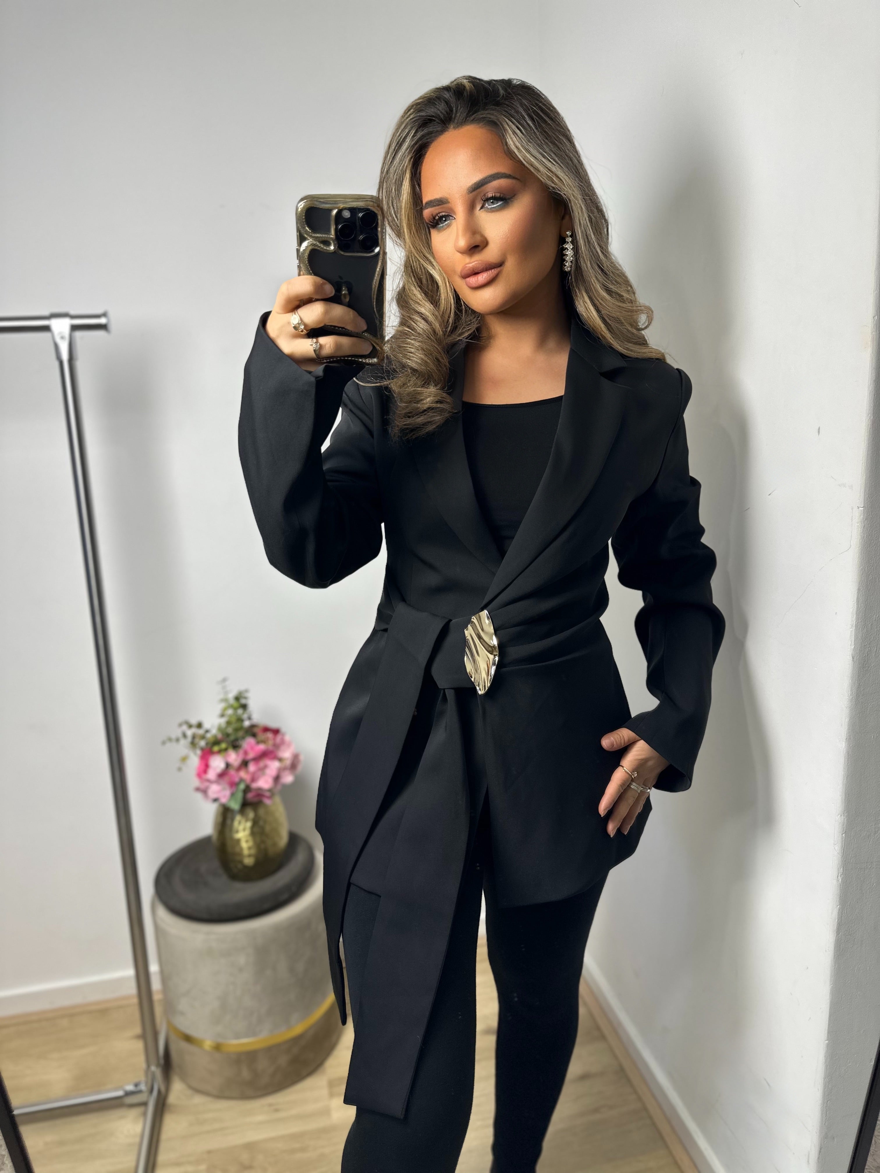 Blazer Helin zwart