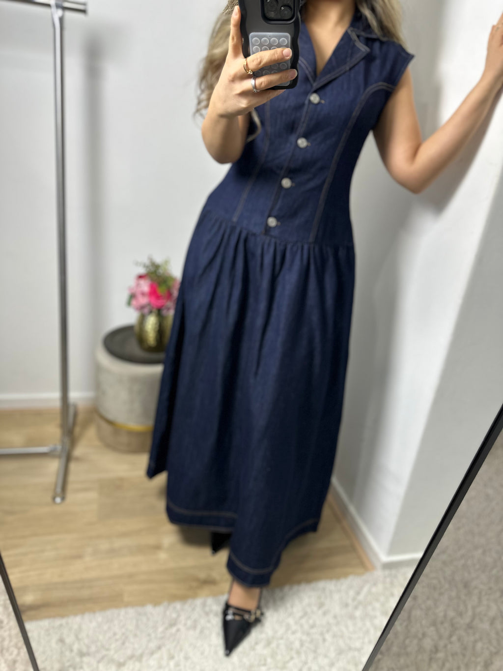 Denim jurk Nora