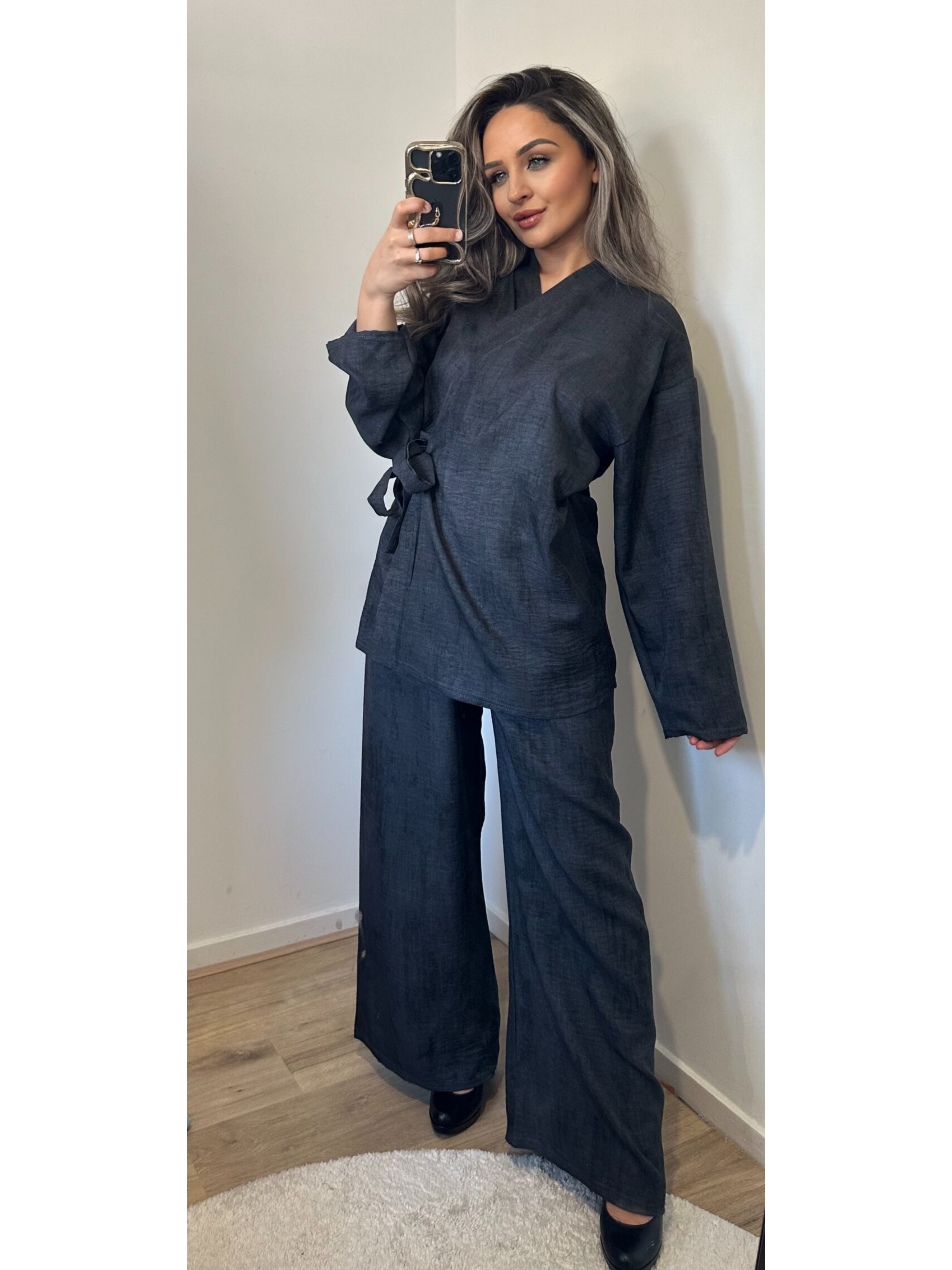 Set Lane zwart/grijs