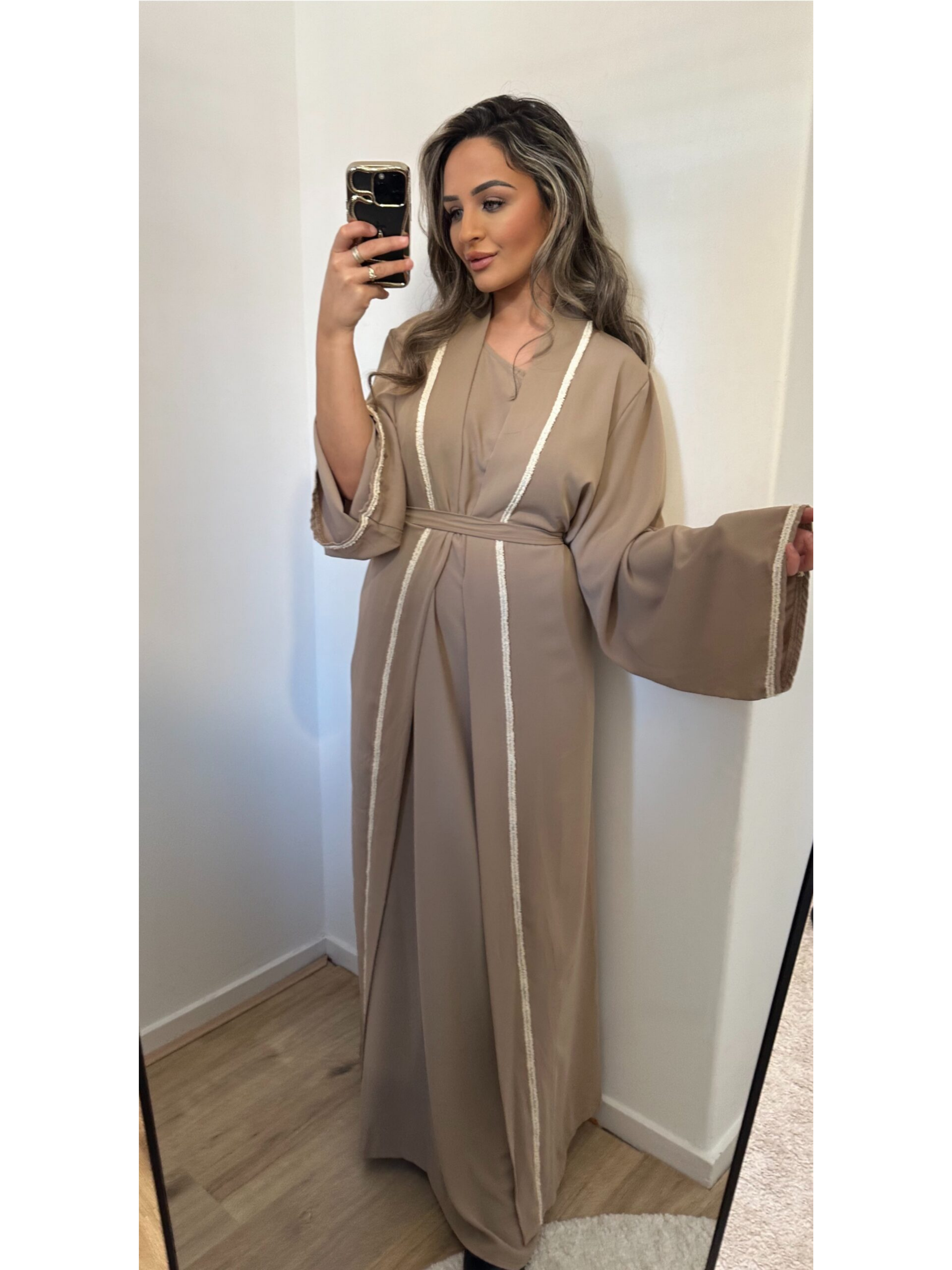 Kimonoset Zahra taupe