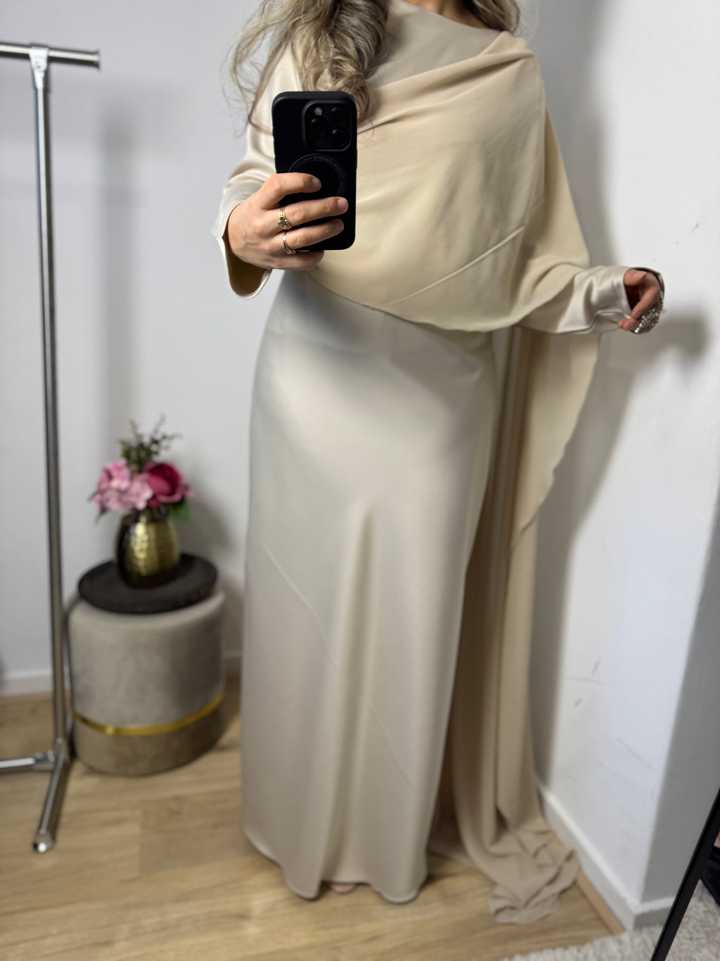 Jurk Amalia taupe