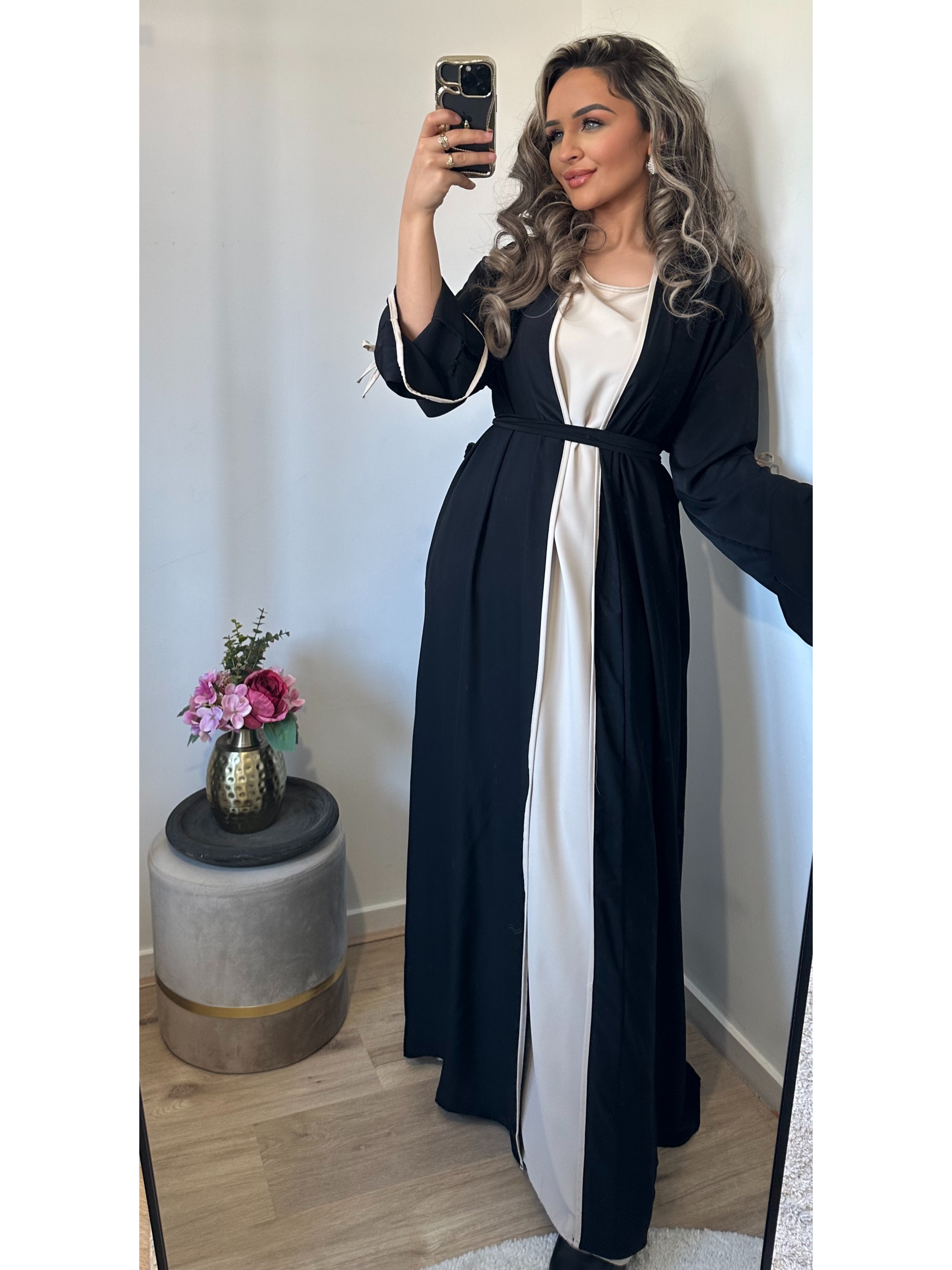 Kimonoset Leyla Zwart