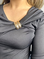 Top Laura zwart