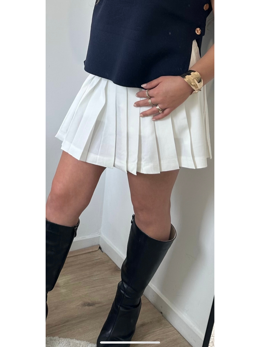 Plooirok wit