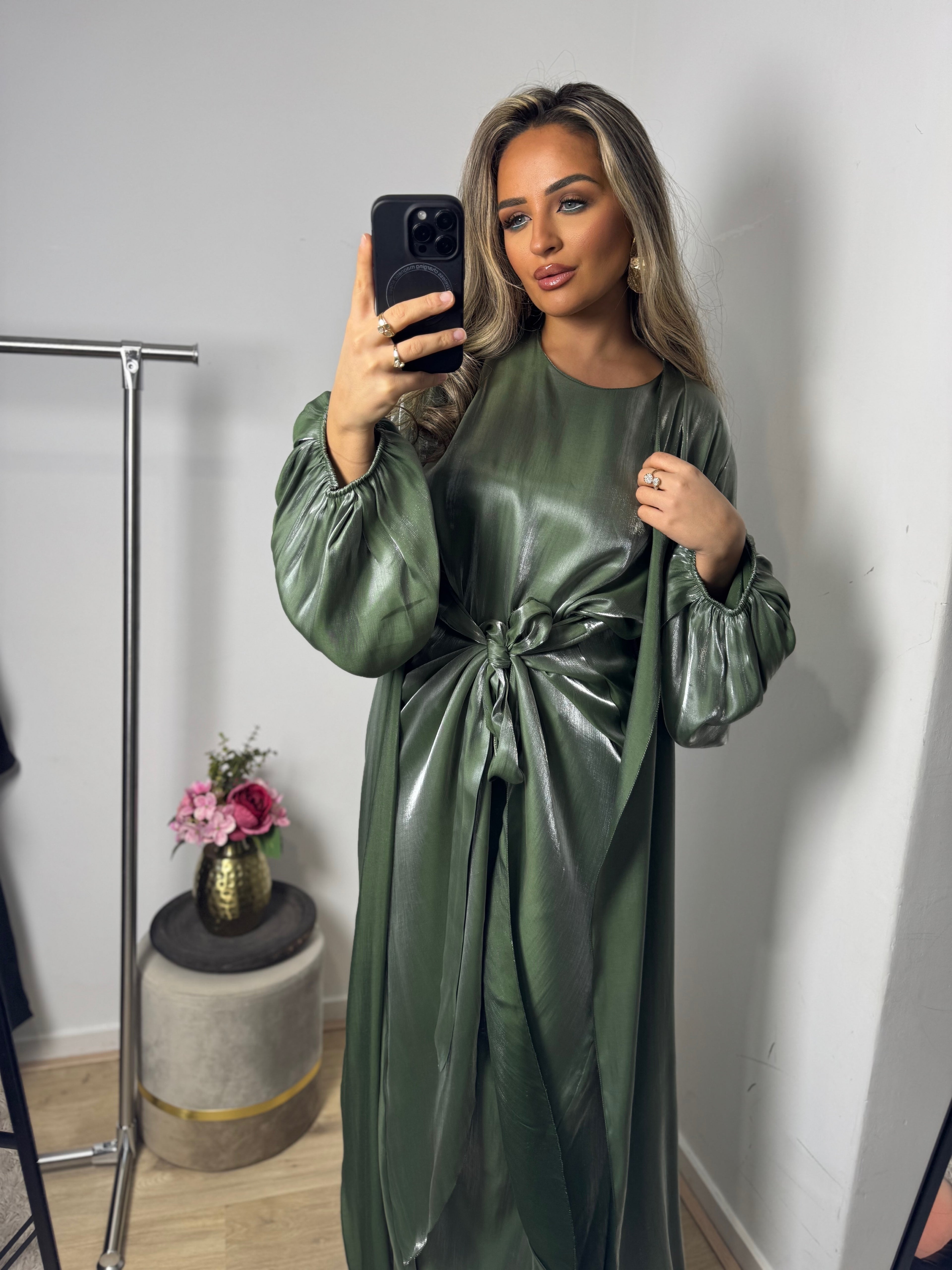 Kimonoset Amber groen