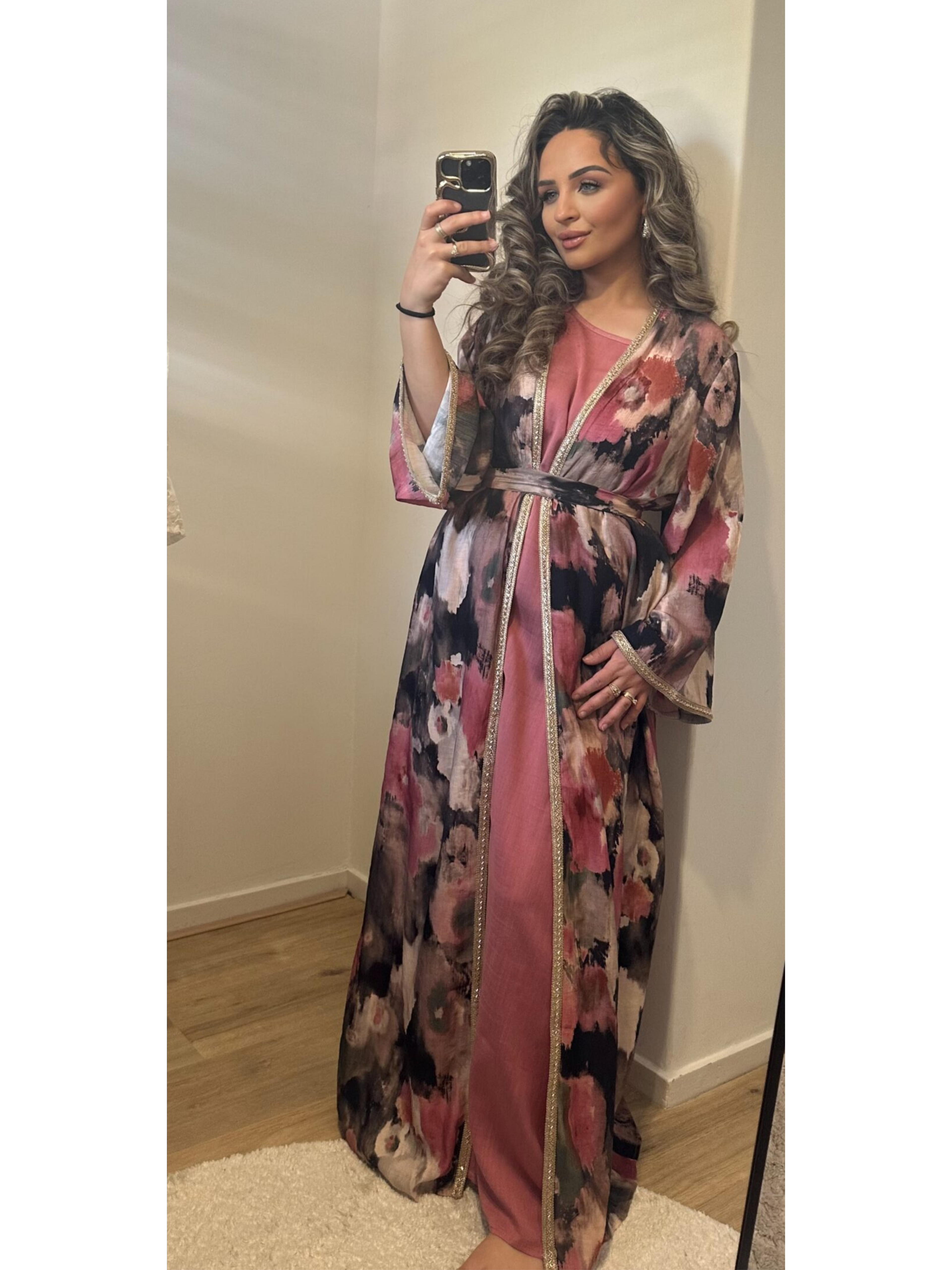 Kimono set Aisha roze