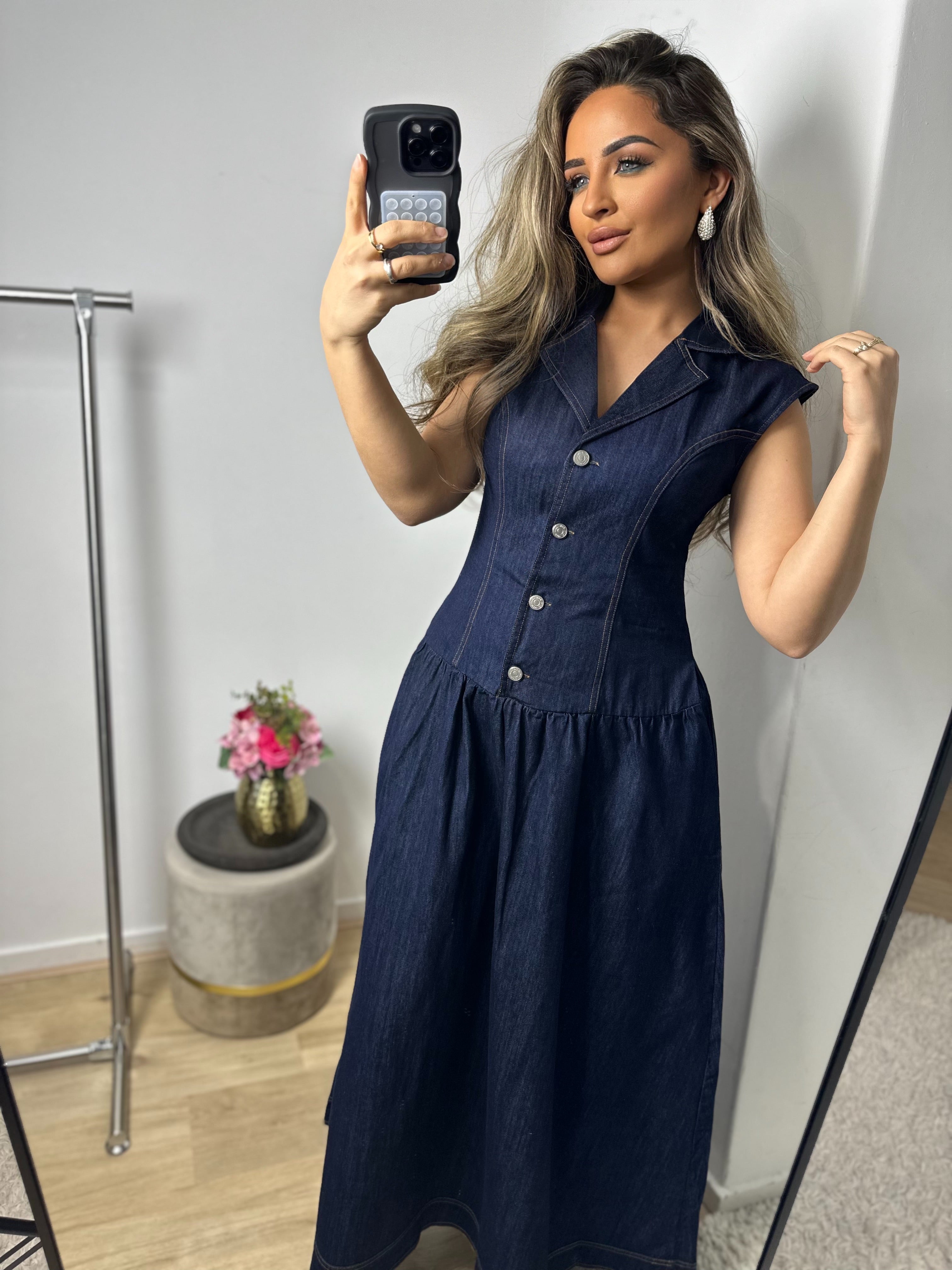Denim jurk Nora