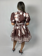 Jurk Kitana bruin