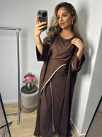 Kimonoset Melissa bruin