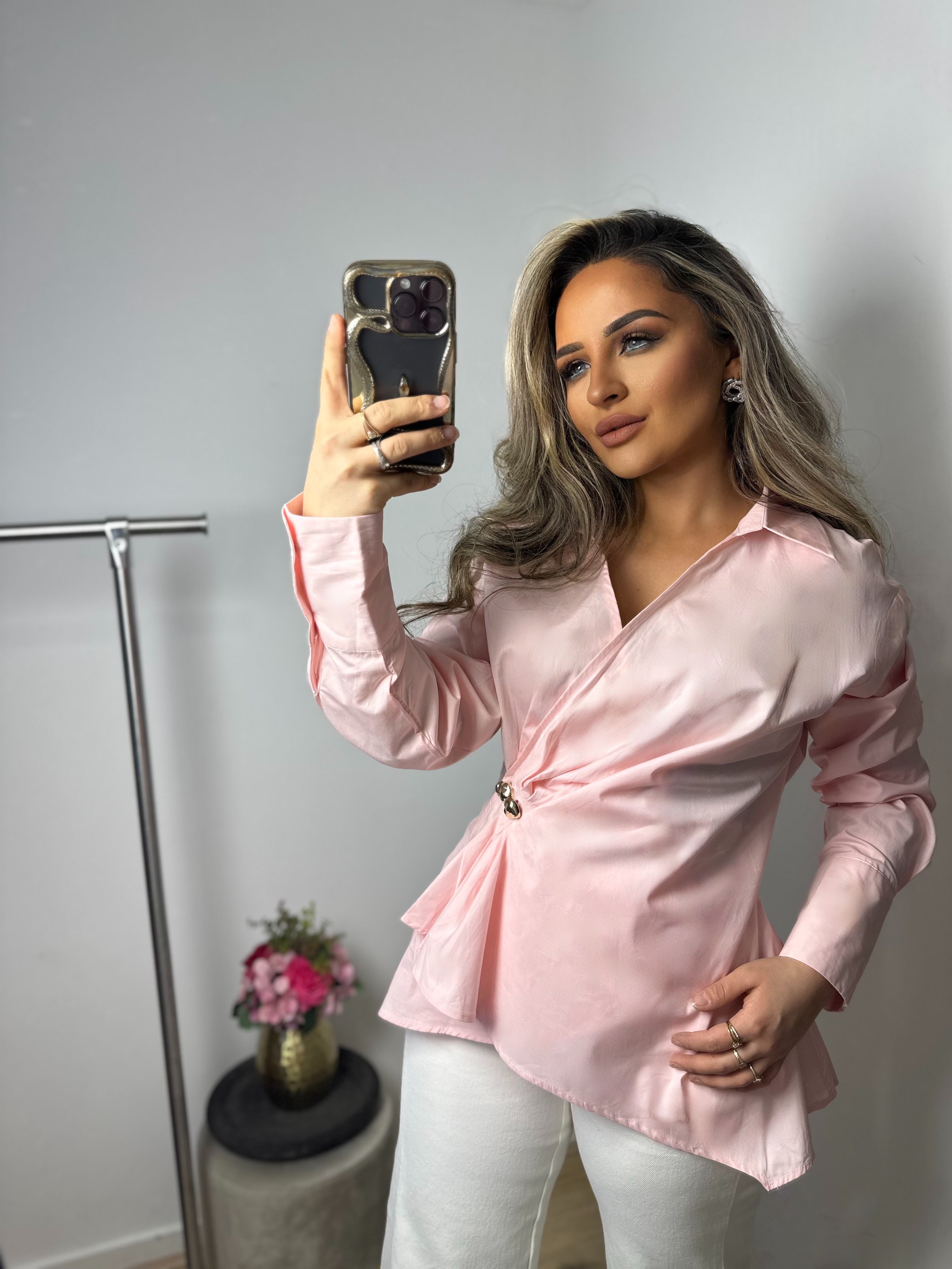 Blouse Nina roze