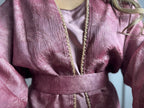 Premium abaya Safiya roze