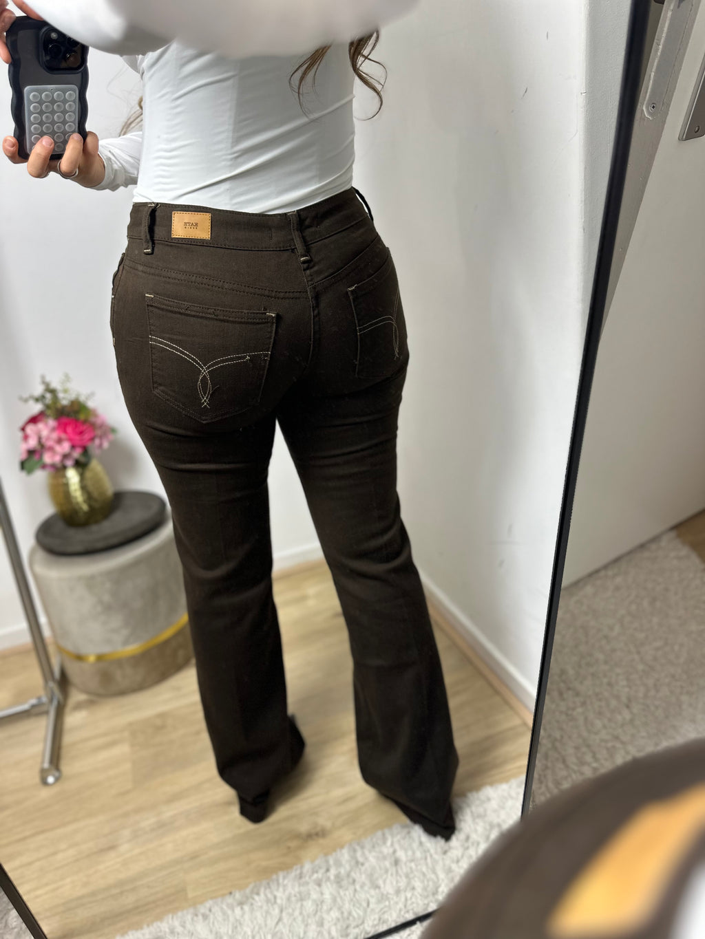 Broek Senna bruin