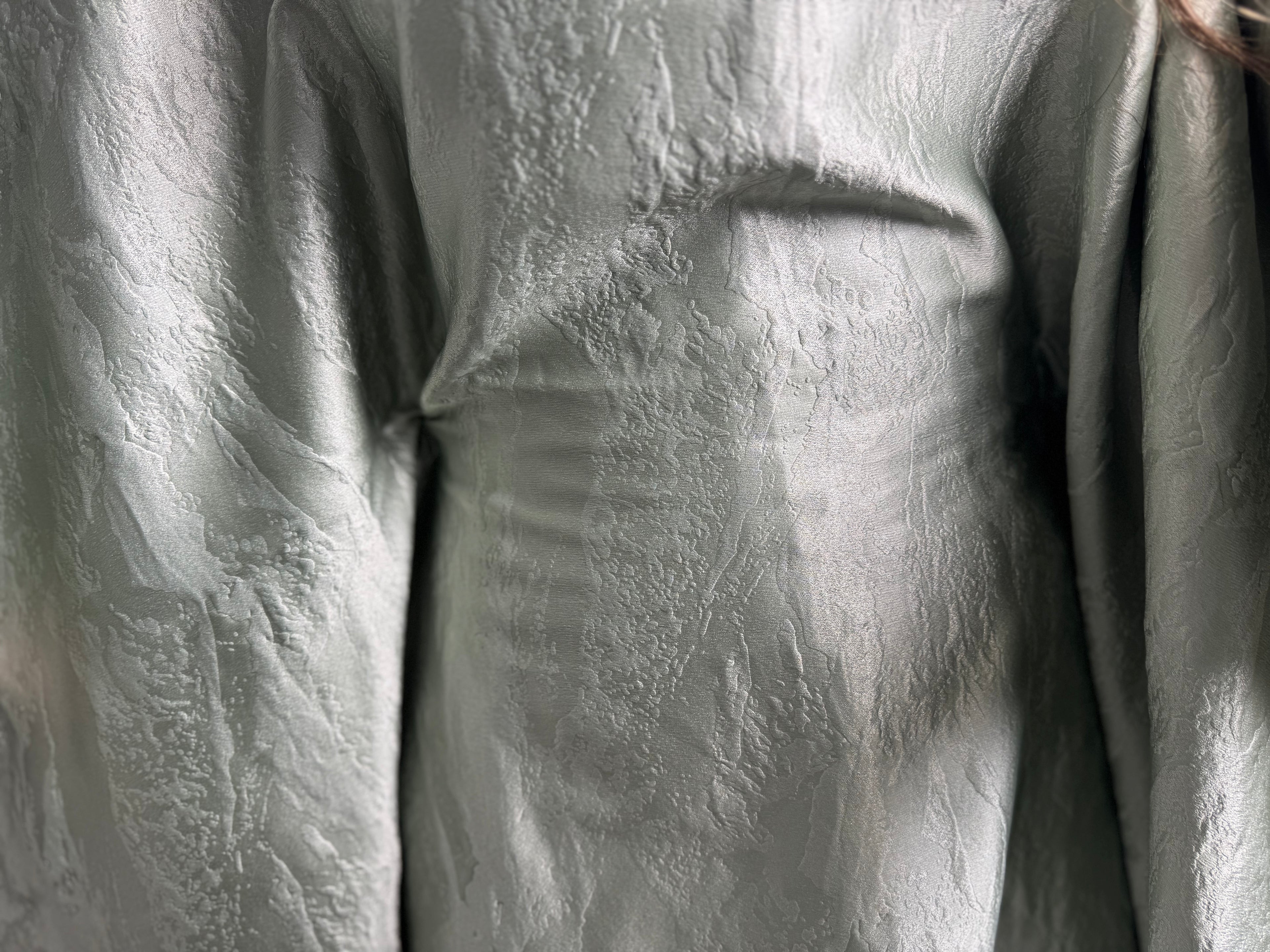 Premium abaya Layla mintgroen