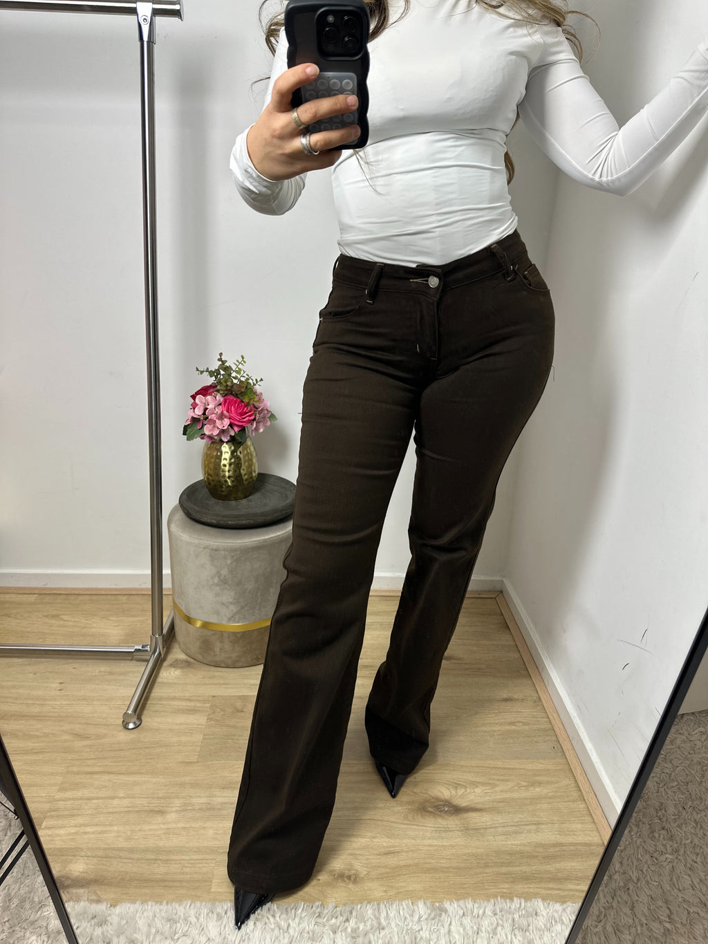 Broek Senna bruin