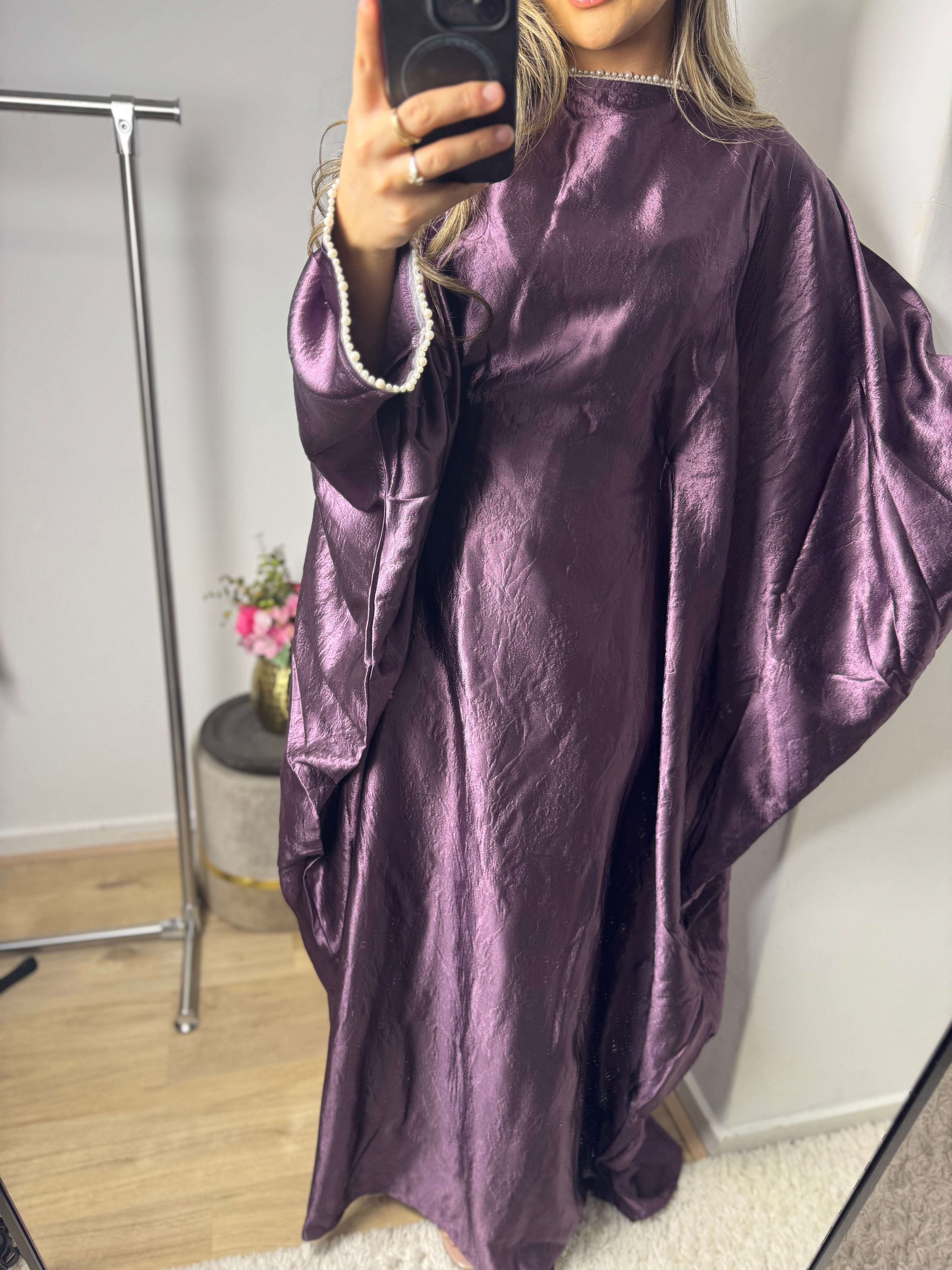 Premium abaya Layla paars