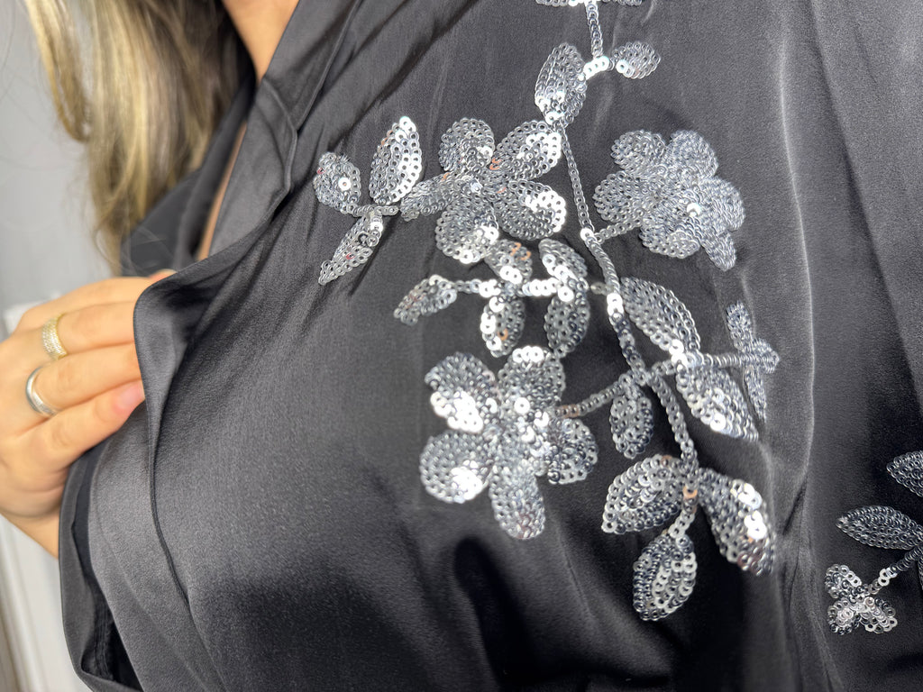 Kimono Moena zwart