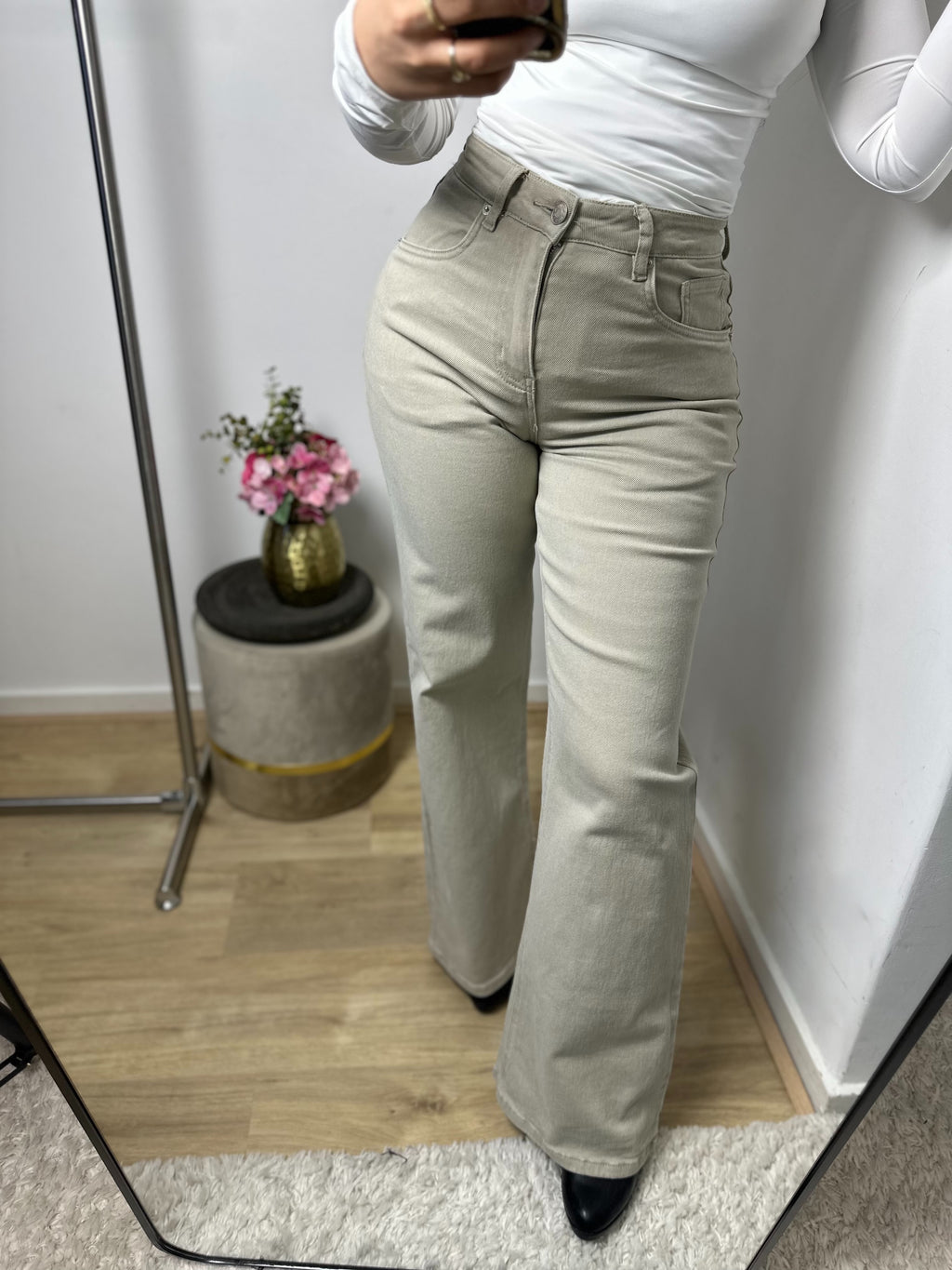 Broek Leonora beige