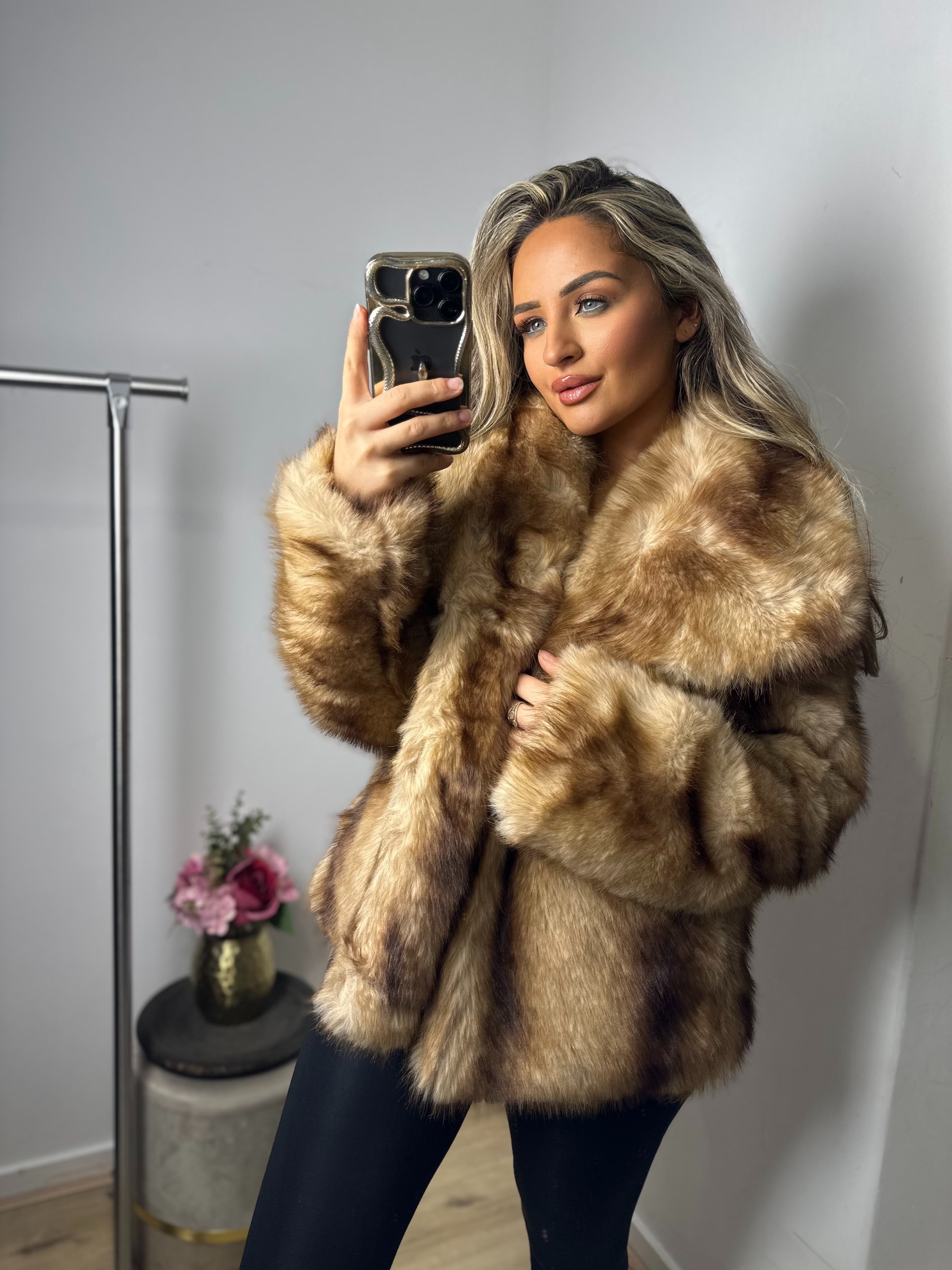 Bontjas short karamel