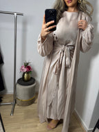 Kimonoset Amber taupe