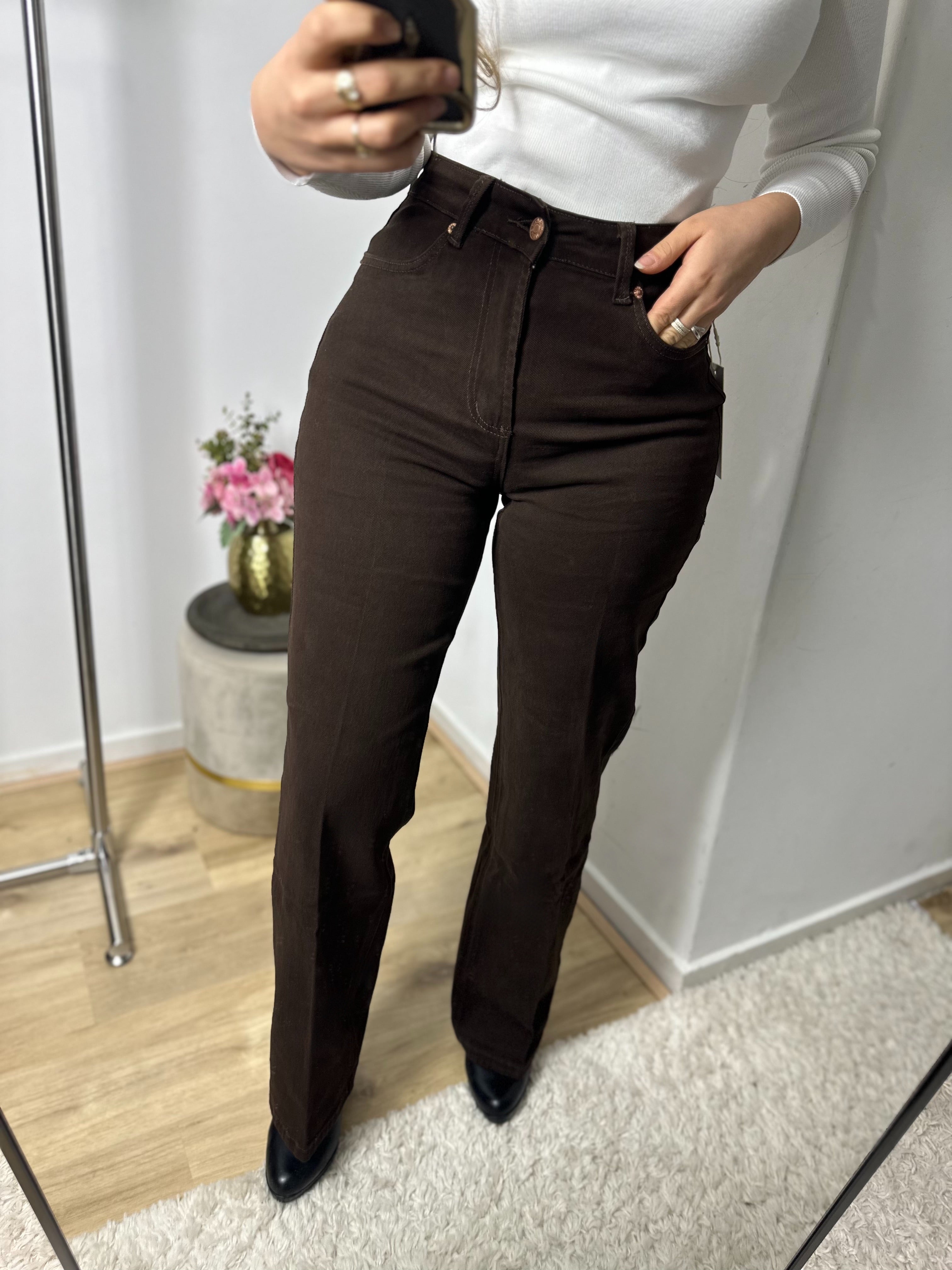 Broek Chloe bruin