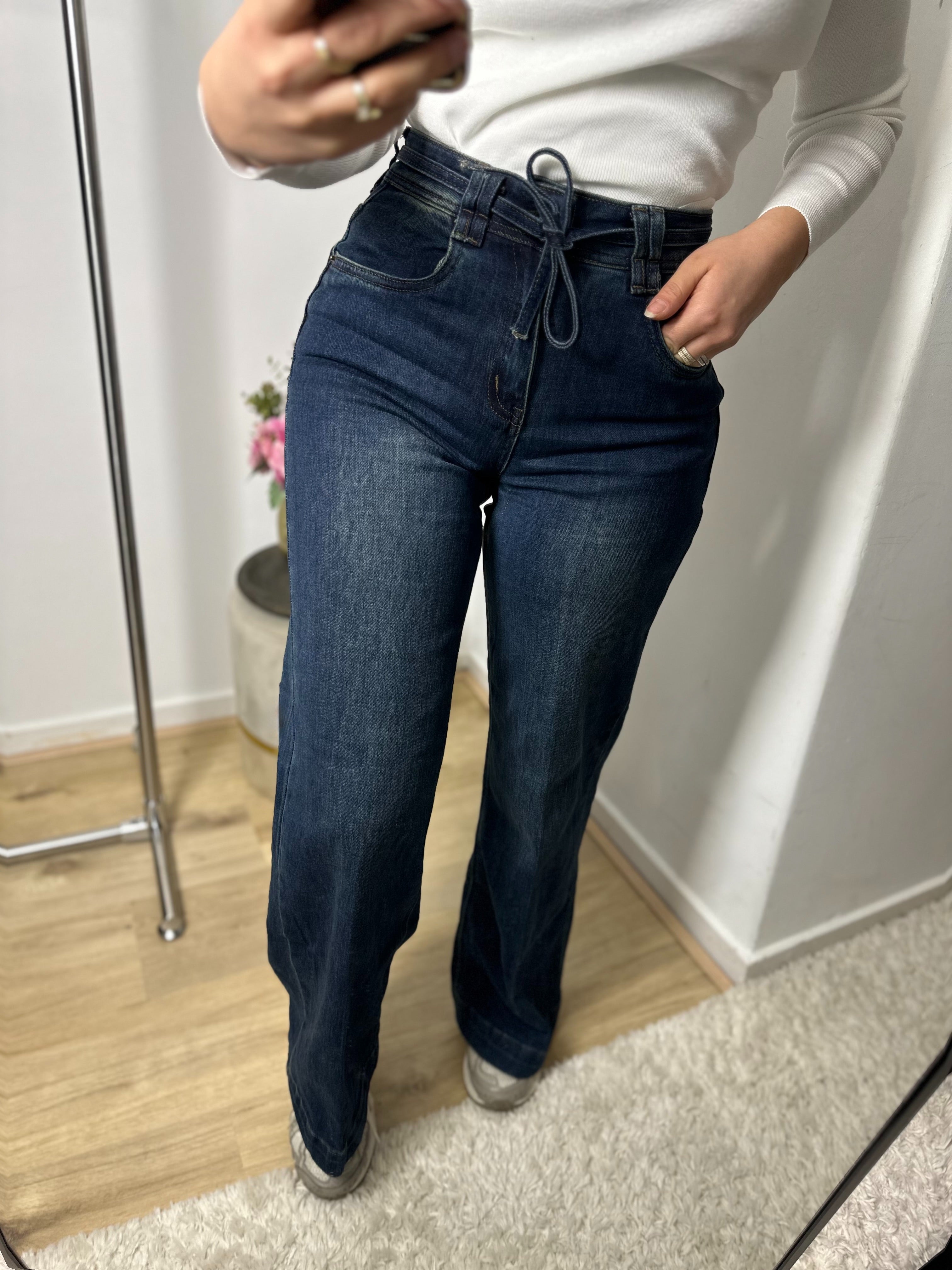 Broek Mia donkerblauw