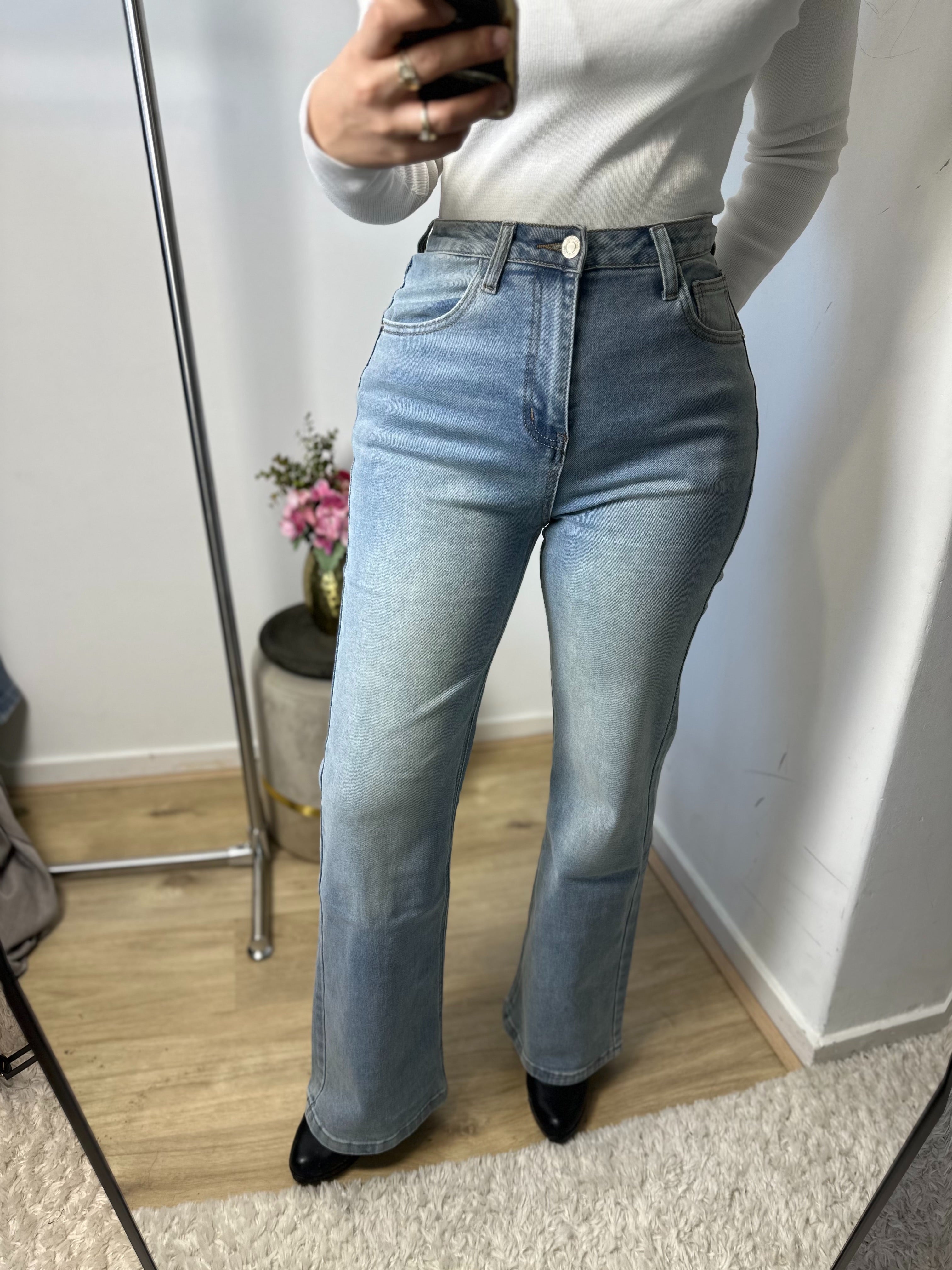 Broek Roos lichtblauw