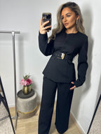 Pantalon Elara zwart