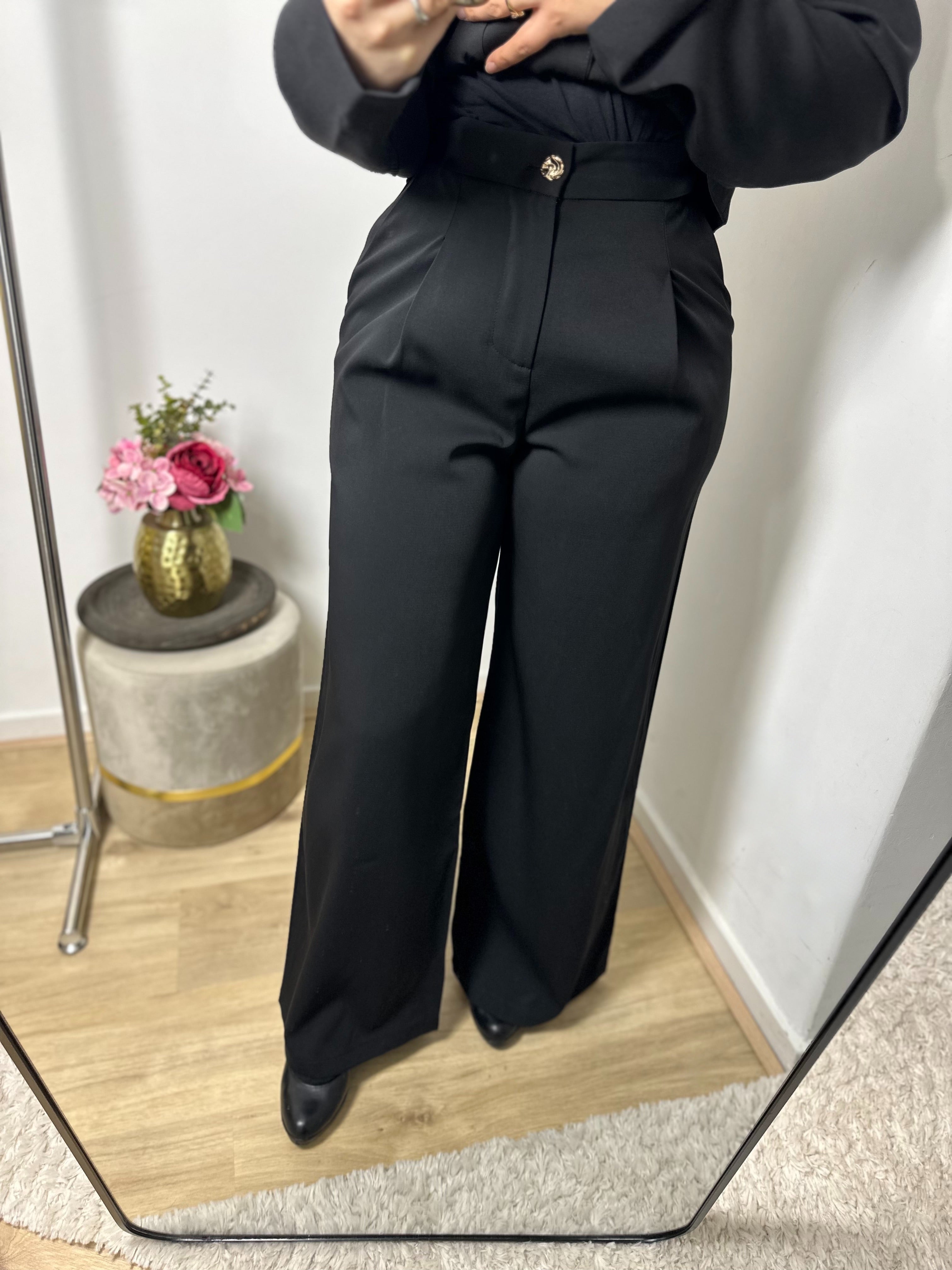 Pantalon Elara zwart