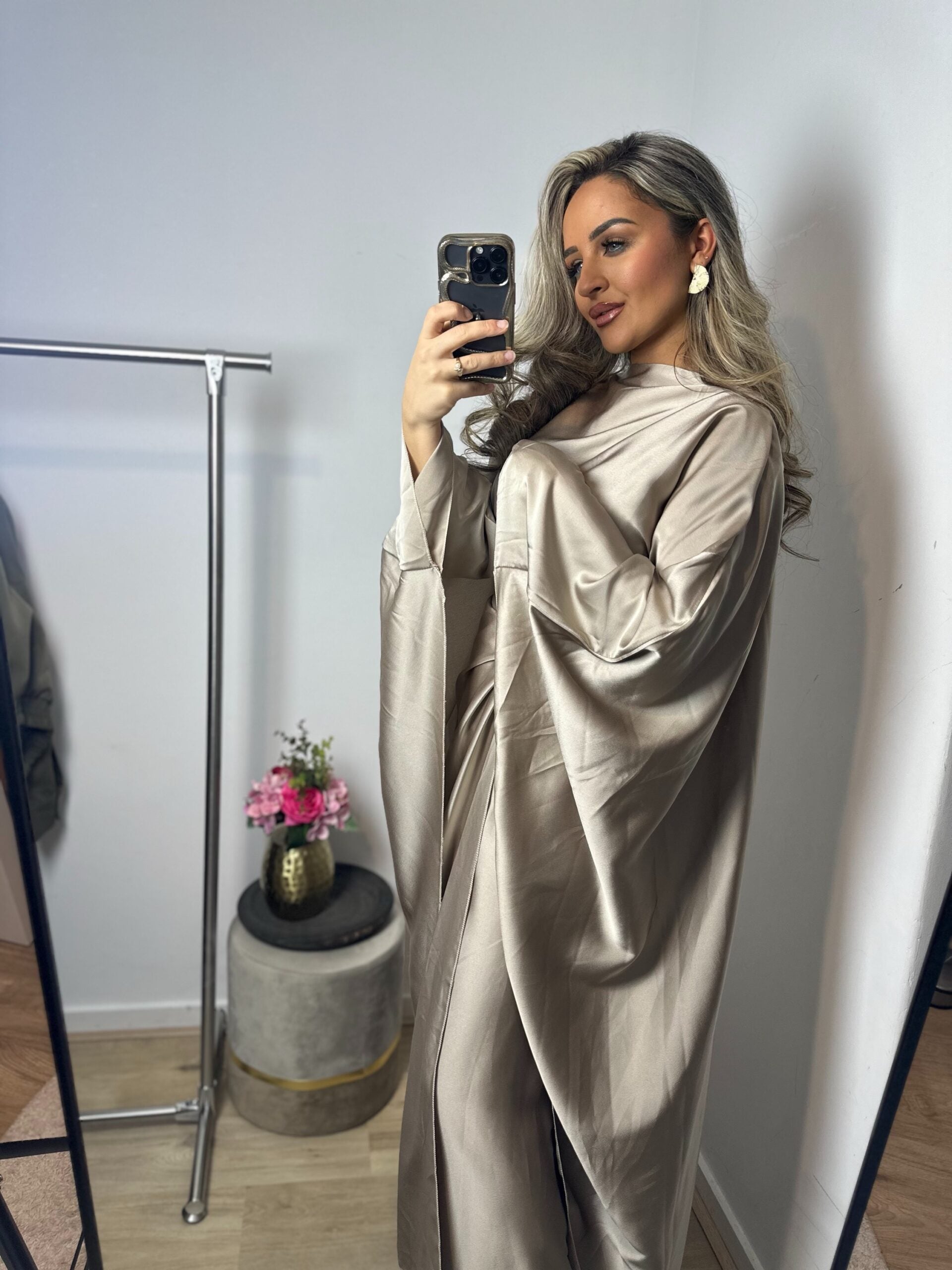 Jurk Aurora taupe
